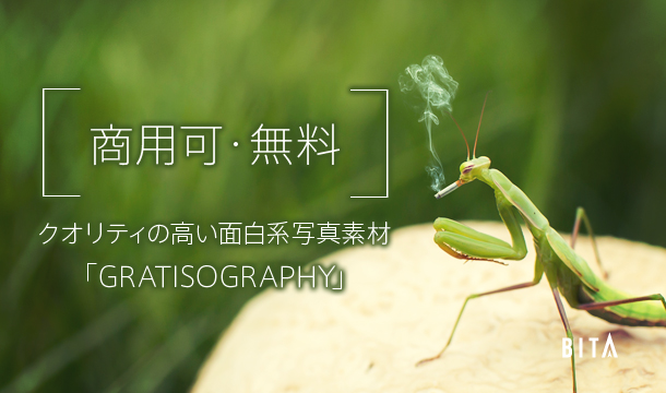 商用可 無料 クオリティの高い面白系の写真素材サイト Gratisography Bitaシコウラボ